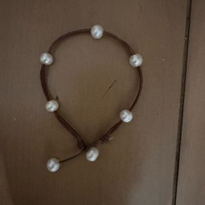 Wendy Mignot Pearl ankle bracelet